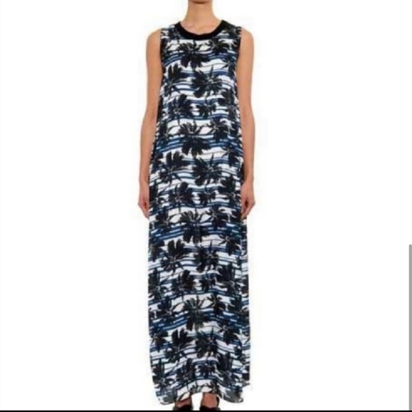 L'AGENCE Palm Tree Printed Maxi Dress - Picture 3 of 10